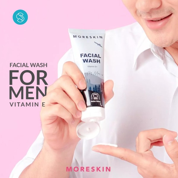 MORESKIN Facial Wash For Men Vitamin E